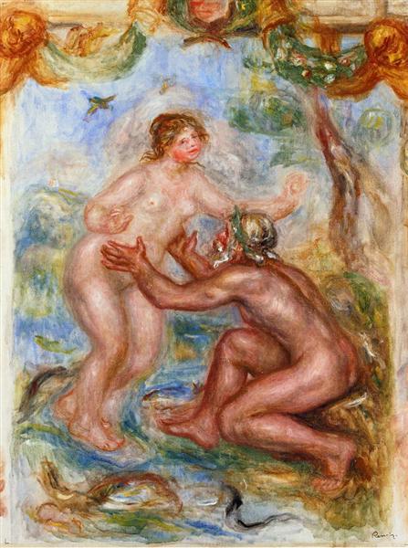 Studio per il Saona Abbracciato dal Rodano - 1915