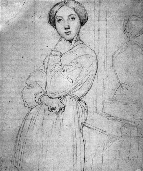 Studio til Viscount fra Hausonville - født Louise Albertine de Broglie I
