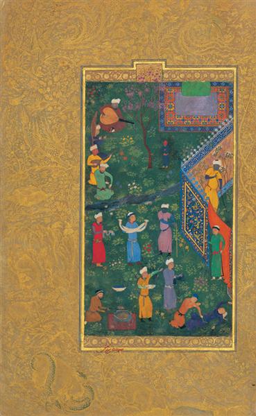 Sultan Hossein Mirza i Promenade (venstre del)