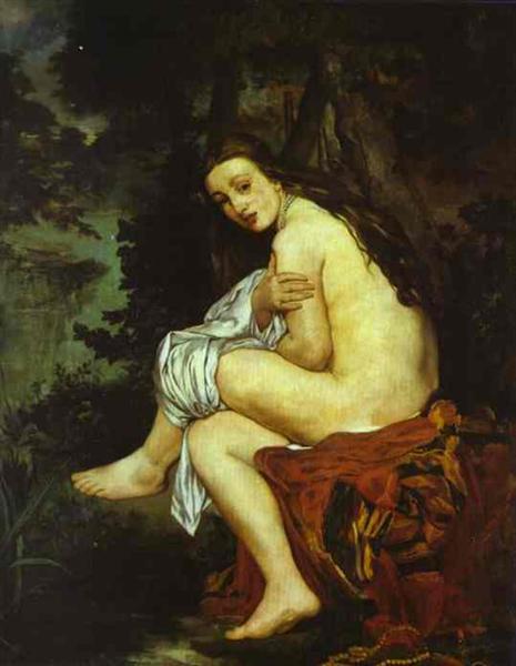Překvapená nymfa - 1861