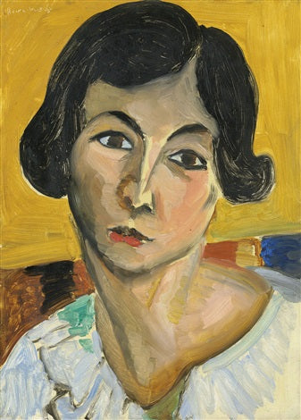 Tête de femme inclinée (Lorette) 1917