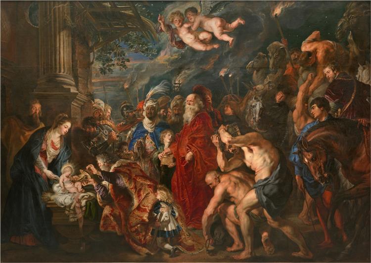 Tilbedelse af tryllekunstnerne - 1609