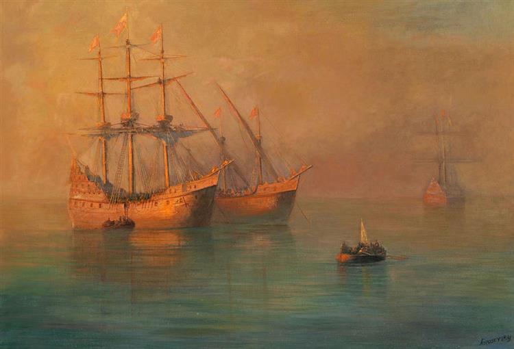Ankomsten af Columbus Fleet