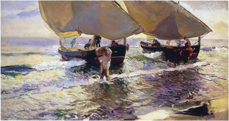 Skipens ankomst - 1907