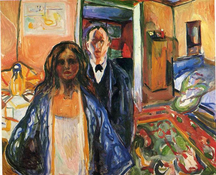 Artysta i jego model - 1921