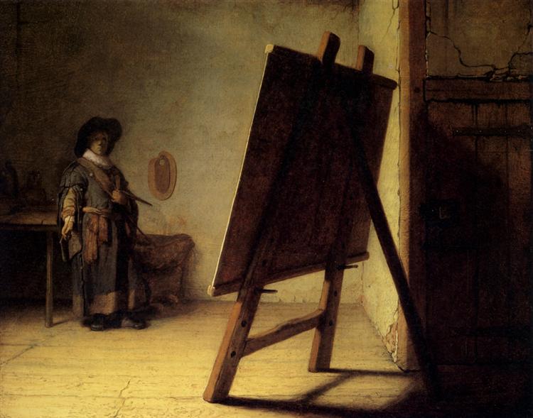 Kunstneren i sin undersøgelse - 1628