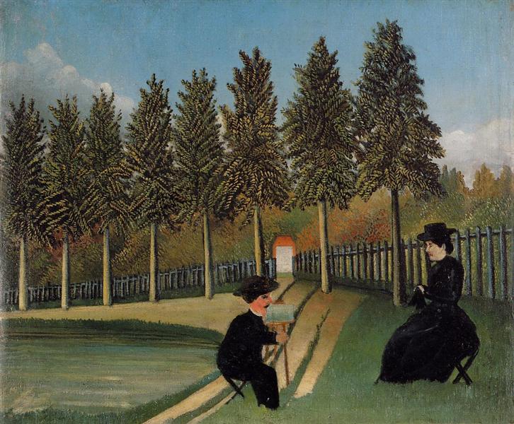 L'artiste peignant sa femme - 1905