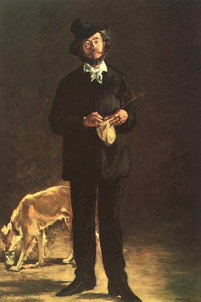 L'artiste (portrait de Gilbert Marcellin Desboutin) - 1875
