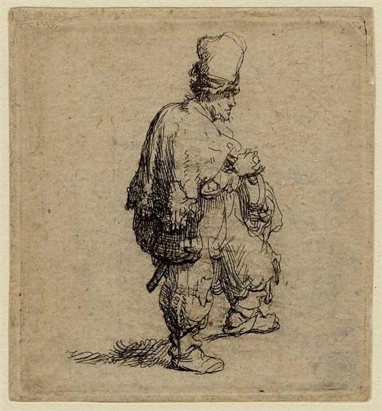 L'orgricier (polacco in piedi con le braccia incrociate) - 1631
