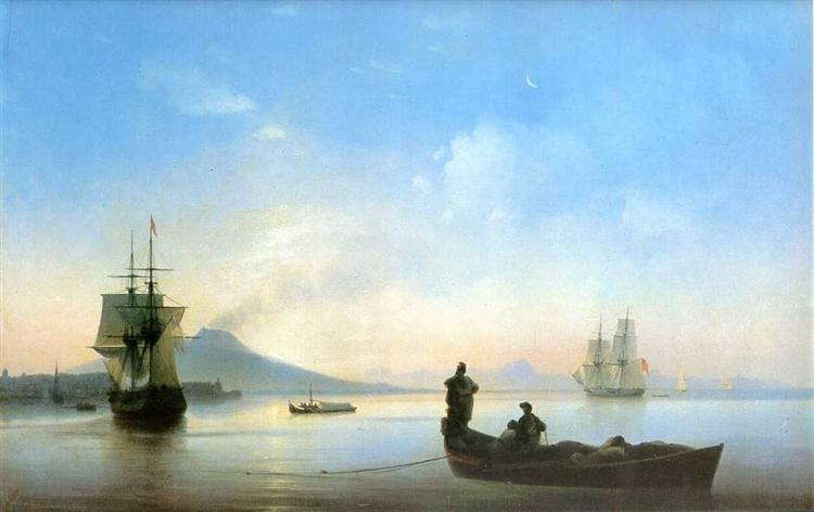 Naples Bay morgens - 1843