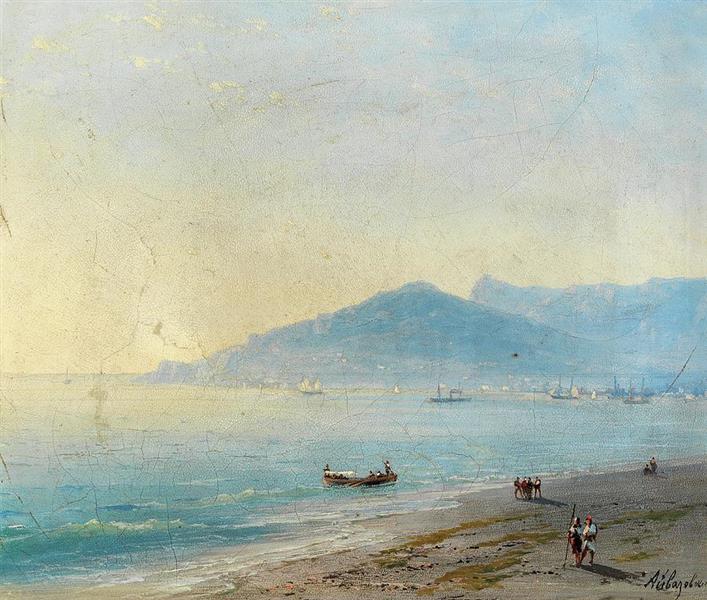 Yaltas Bucht mit den Magobi- und AI Petrisch -Bergen