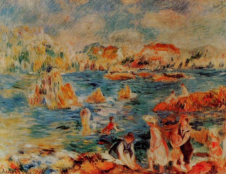 The Beach of Guernsey - 1883