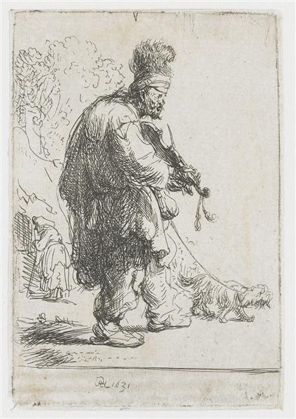 The Blind Violinist - 1631