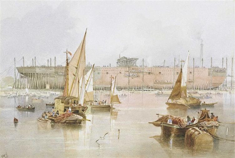 SS 'Büyük Doğu'nun İnşası - 1857