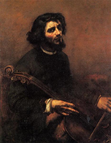 Der Cellist - Self -Portrait - 1847