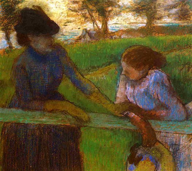 La conversation - 1889