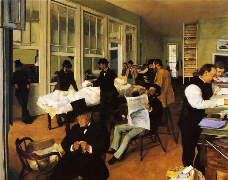 Bavlněná kancelář v New Orleans - 1873