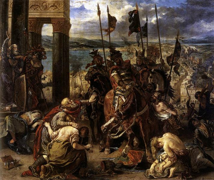 Konstantinopolis'teki Haçlıların Girişi - 12 Nisan 1204 - 1840