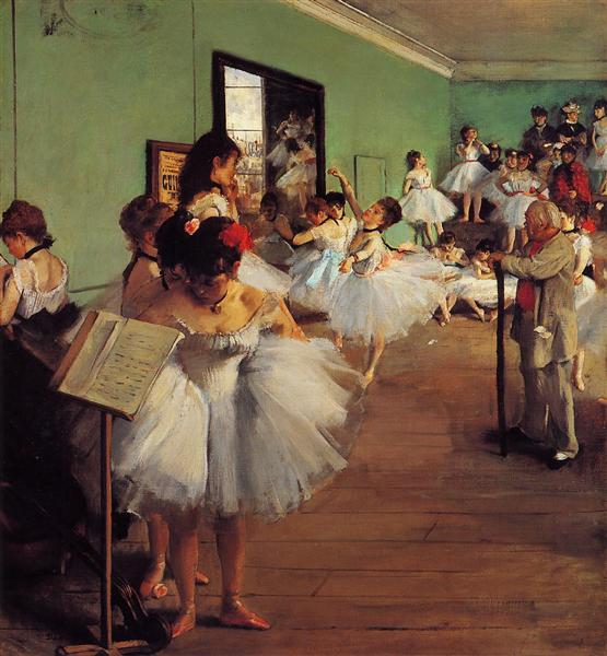 Classe de danse - 1874