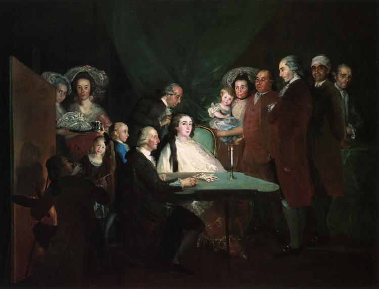 Rodina kojence Don Luis - 1784