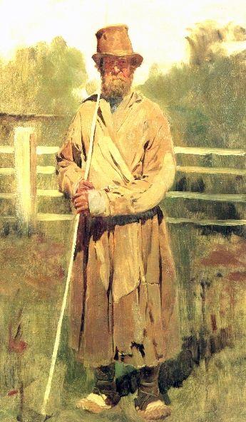 L'agriculteur avec un sixième (étude) - 1877