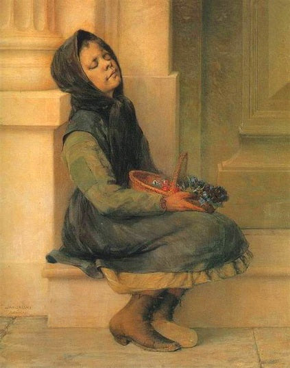 Çiçek Satıcı - 1900