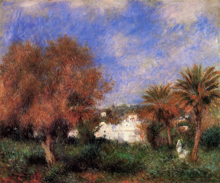 Essai's Garden in Alger - 1881