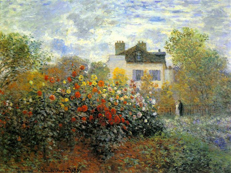 ArgenteuilのMonet Garden -1873