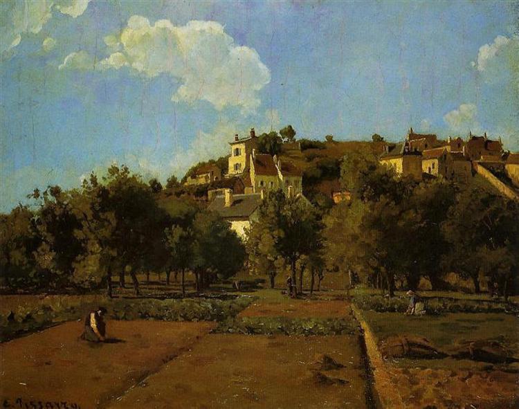 Los Jardines De L'Hermitage - Pontoise - 1867