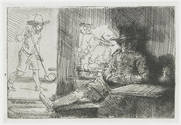 Le joueur de golf - 1654