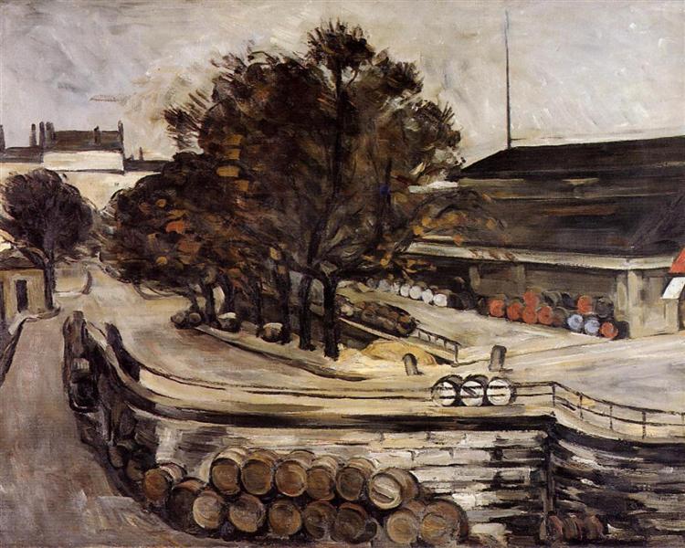 Rynek wina w Jussieu - 1872