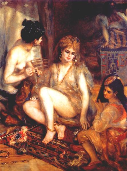 Le Harén (Femmes Parisiennes Vêtues D'Algériennes) - 1872
