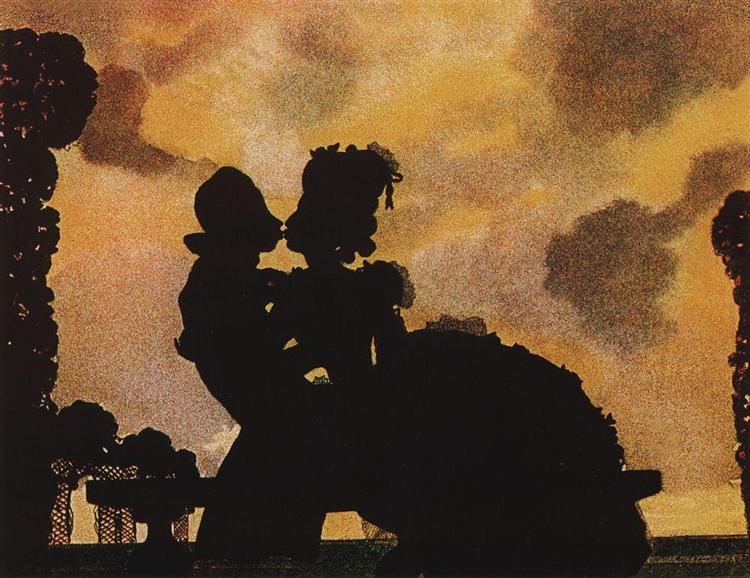 The Kiss (Silhouette) - 1906