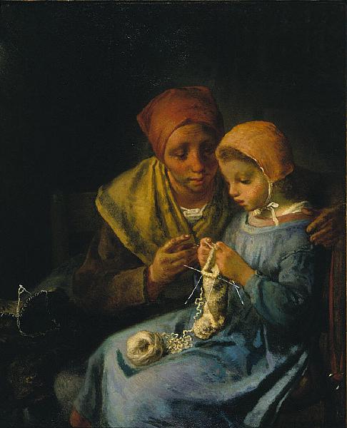 La leçon de tricot - 1869