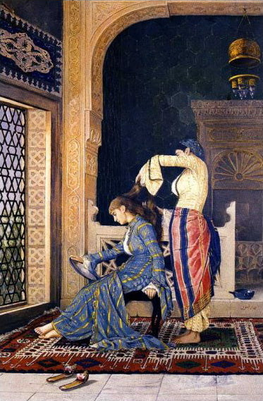 The Lady Who Combs Her Hair