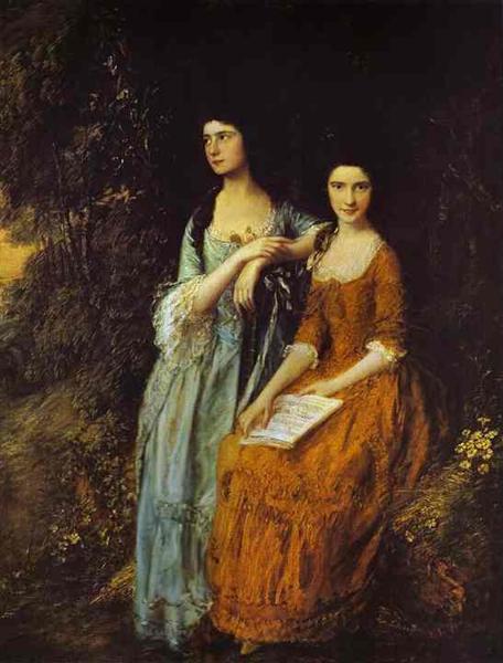 Linley Sisters (Mrs. Sheridan e Mrs. Tickell) - 1772