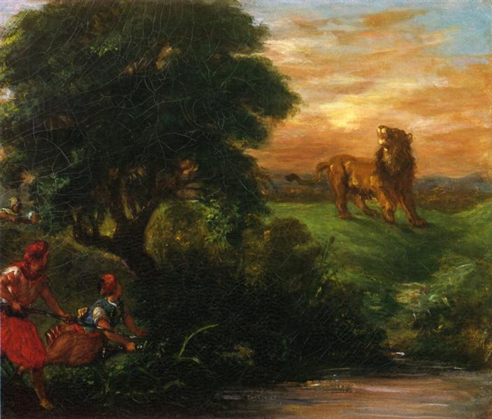 The Lion Hunt - 1859