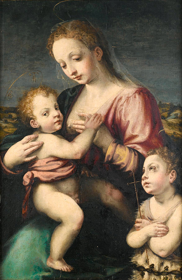 La Vergine e il bambino con il bambino San Juan Bautista