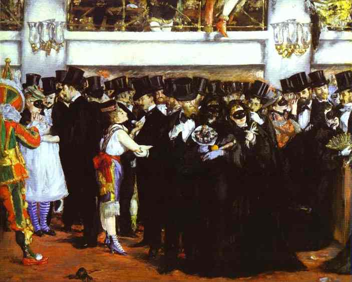 The Opera Masks Dance - 1873