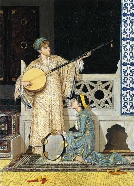 A garota musicista - 1880
