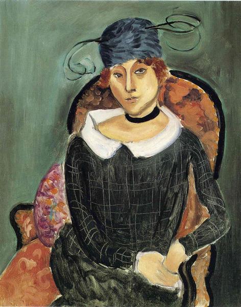 Le chapeau de plumes d'autruche 1918