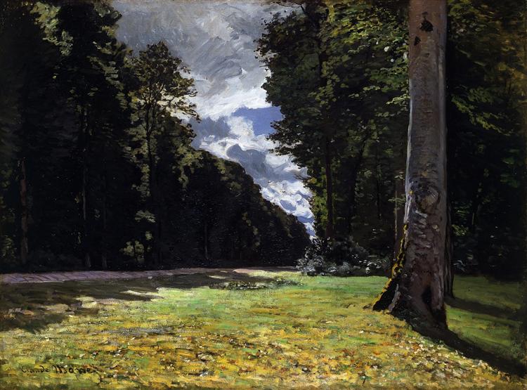 The Chailly Pave v Fontainbleau Forest - 1865