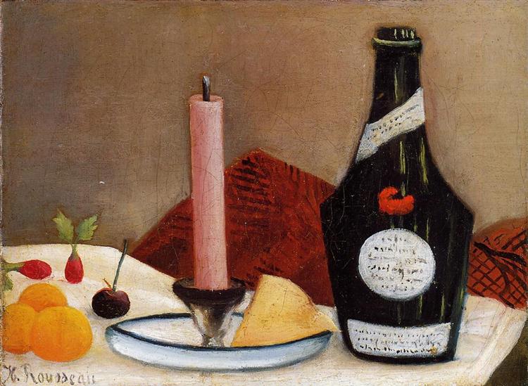La bougie rose - 1910