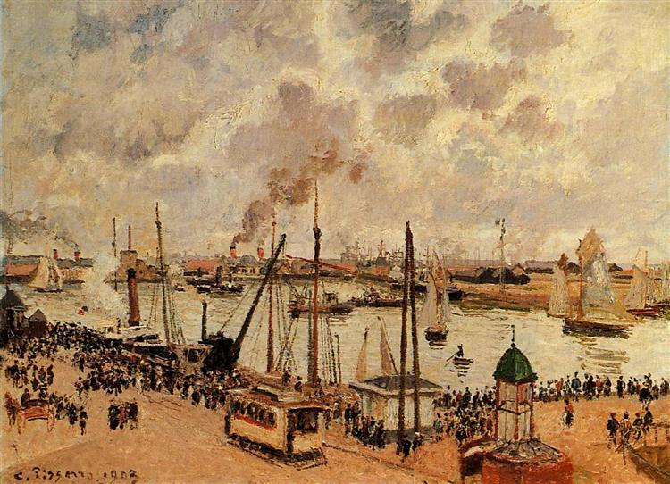 Hamnen i Le Havre - 1903