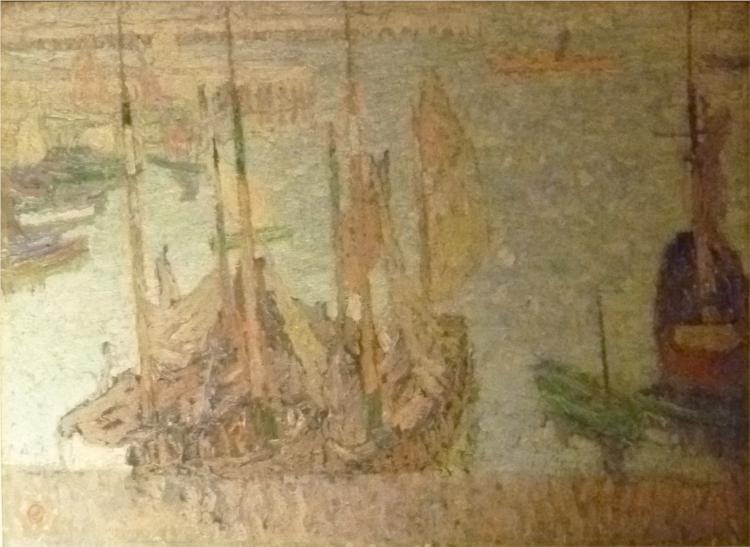 Portul Ostende - 1912