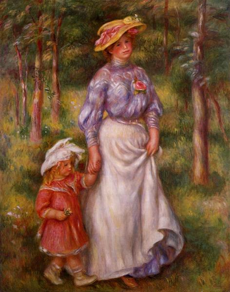 Le Paseo Marítimo (Julienne Dubanc et Adrienne) - 1906