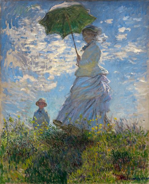 The Walk - Femeie cu Vlewed - 1875