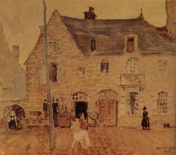 Casa com post azul - 1924