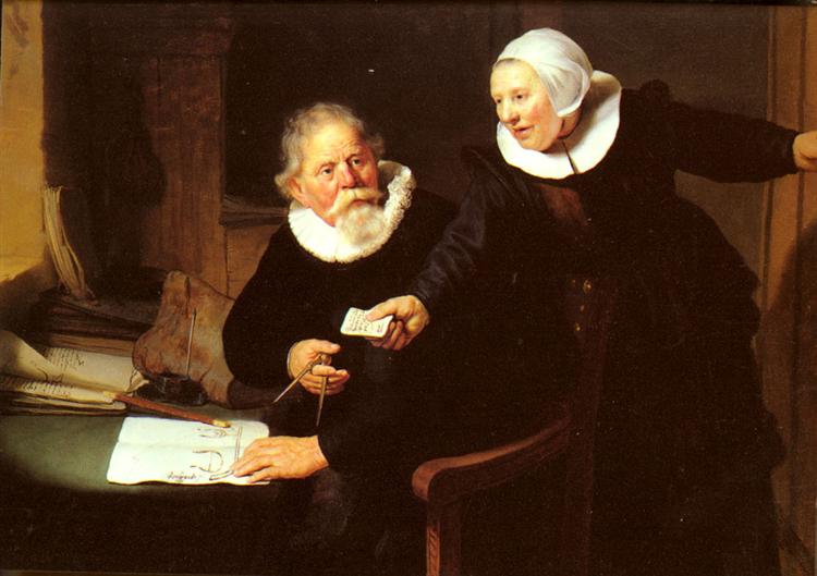 Navalkonstruktøren og hans kone - 1633