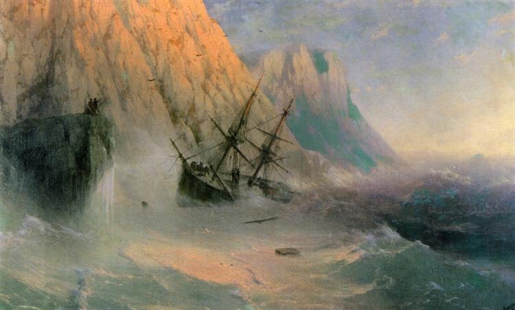O naufrágio - 1875